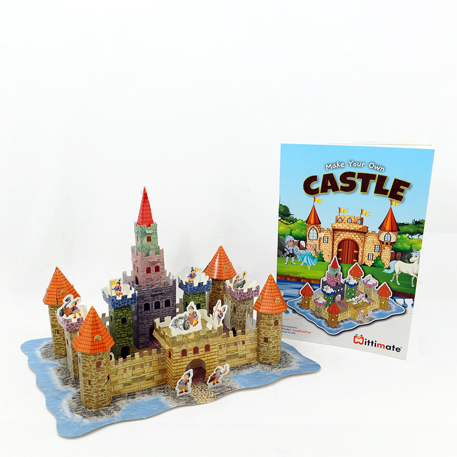 Buy DIY 3D Castle 44 Pieces Puzzle Book | 8-12 Yrs Kids – Mittimate