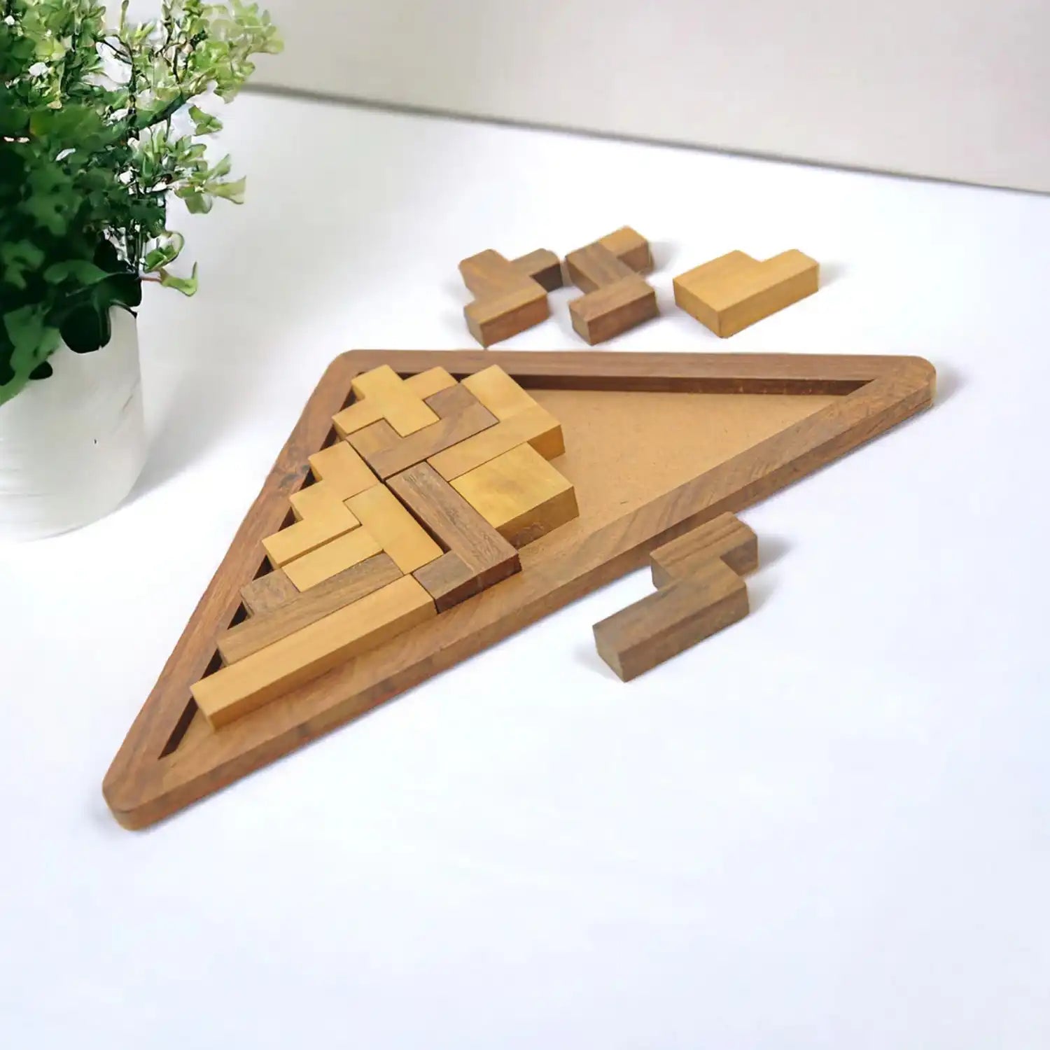 Brain Teaser Wooden Pentomino Puzzle for 6 to 10 year olds I Mittimate