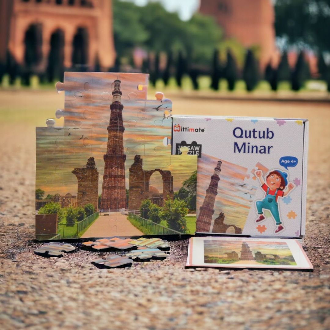 Qutub Minar Jigsaw Puzzle | Fun & Learning Games for kids