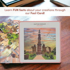 Qutub Minar Jigsaw Puzzle | Fun & Learning Games for kids