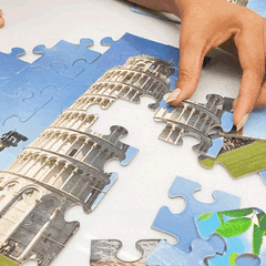 Leaning Tower of Pisa Jigsaw Puzzle | Fun & Learning Games for kids