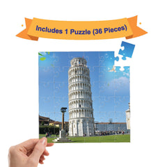 Leaning Tower of Pisa Jigsaw Puzzle | Fun & Learning Games for kids