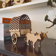 DIY - 3D Bull Cart Model | Fun & Learning Cardboard Games for Kids