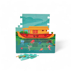 Boat house Jigsaw Puzzle |  Fun & Learning Games for kids - Mittimate