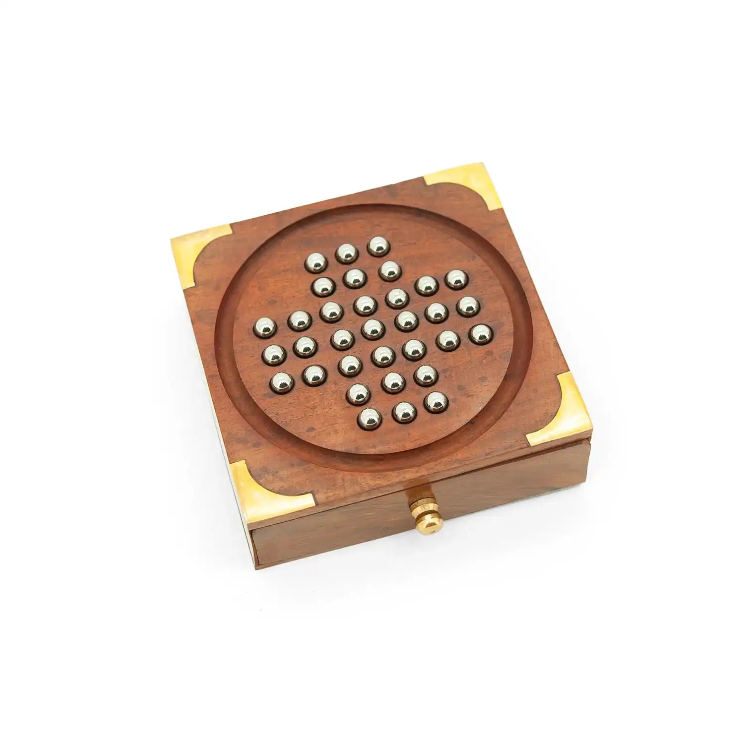 Solitaire Game Box Buy Brain Teaser Wooden Solitaire With Box I 6 To 10 Yr Kid – Mittimate