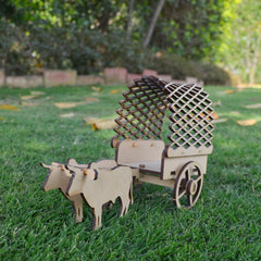DIY - 3D Bull Cart Model | Fun & Learning Cardboard Games for Kids
