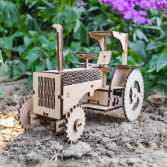DIY - 3D Rusty Tractor Model | Fun & Learning Cardboard Games for Kids