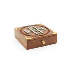 Wooden Solitaire with Box | Kids Brain Teasers Toys | Fun & Learning