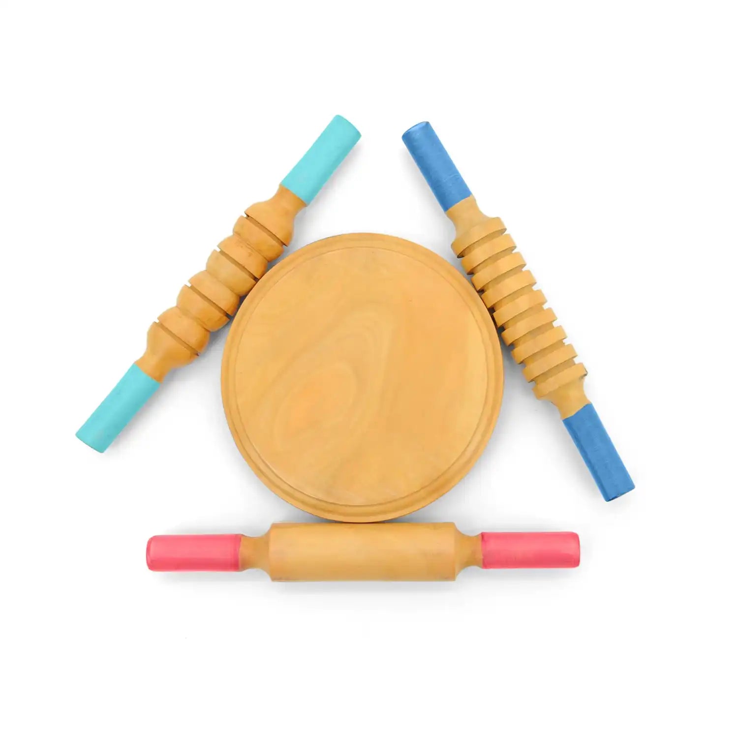 Buy Rolling Pins Chakla Belan for Kids Age 3 to 5 Years Mittimate