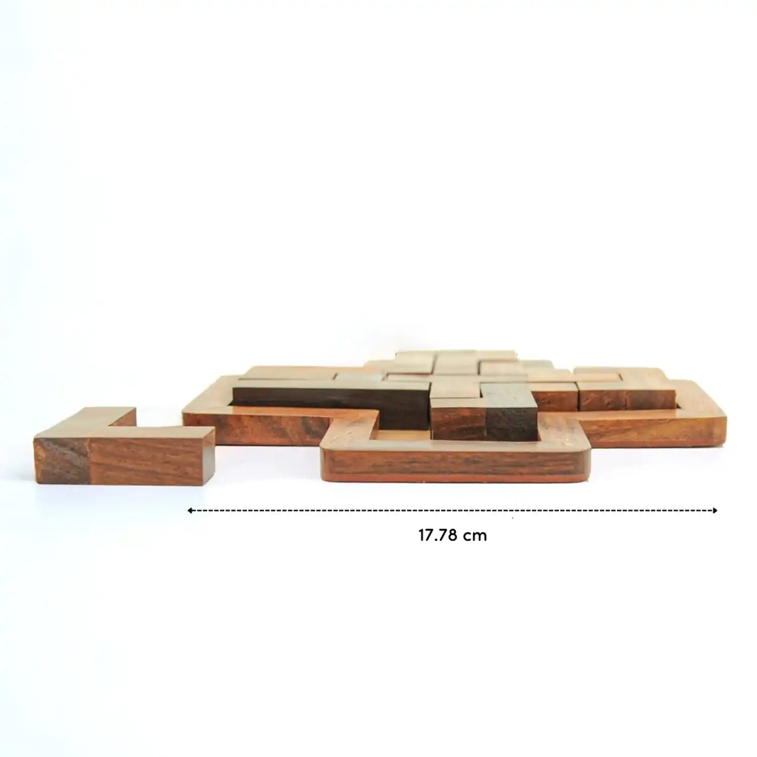 Engaging Wooden Cross Pentomino Puzzle | Mittimate