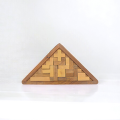 Wooden Triangle Pentomino Puzzle| Brain Teaser Games | Fun & Learning