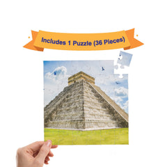 7 Wonders of World Jigsaw Puzzle Combo (Set of 7- Colosseum, Machu Pichchu, Petra of Jordan, Tajmahal, Christ The Redeemer, The Great Wall of China and Chichen Itza Mexico) - Fun & Learning Games for kids