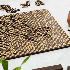 Coffee Bean Fractal Puzzle | Navigate the Intricacies of Coffee Bean Design