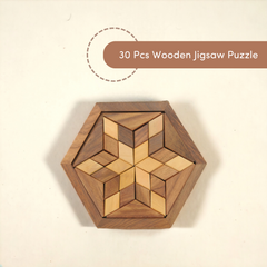 Wooden 30 Pcs Jigsaw Puzzle | Brain Teaser Games | Fun & Learning