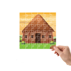 Mud House Jigsaw Puzzle | Fun & Learning Games for kids