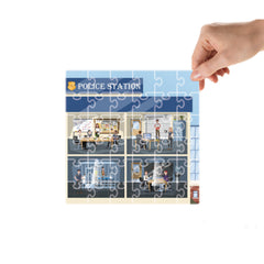 Police Station Jigsaw Puzzle | Fun & Learning Games for kids