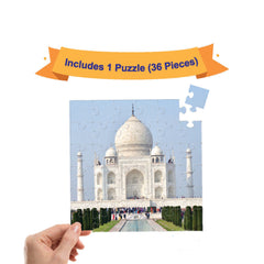 7 Wonders of World Jigsaw Puzzle Combo (Set of 7- Colosseum, Machu Pichchu, Petra of Jordan, Tajmahal, Christ The Redeemer, The Great Wall of China and Chichen Itza Mexico) - Fun & Learning Games for kids